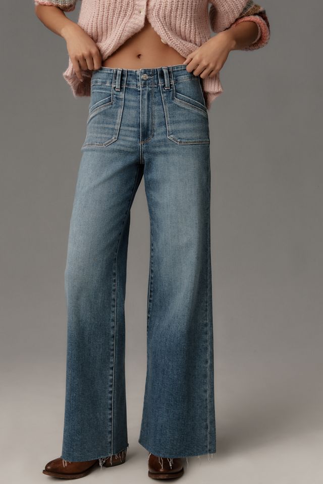PAIGE Anessa High-Rise Wide-Leg Jeans #1