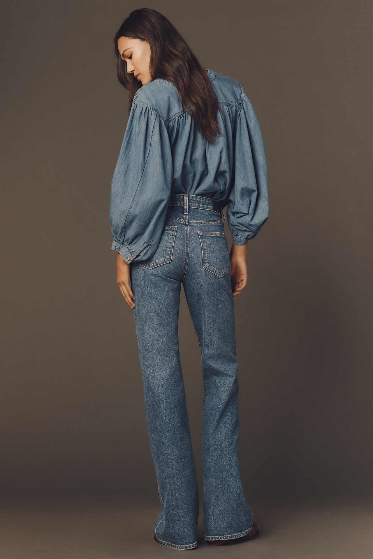 PAIGE Sofia Mid-Rise Flare Jeans