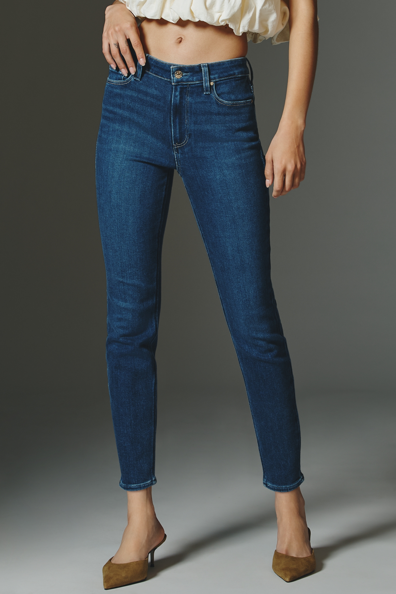 PAIGE Hoxton High-Rise Skinny Ankle Jeans