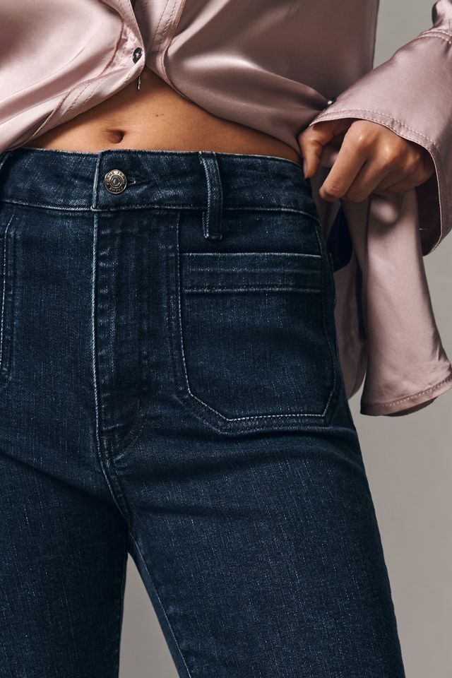 PAIGE Marlow Skimmer High-Rise Wide-Leg Jeans #1