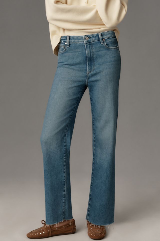 PAIGE Anessa High-Rise Straight-Leg Jeans #1