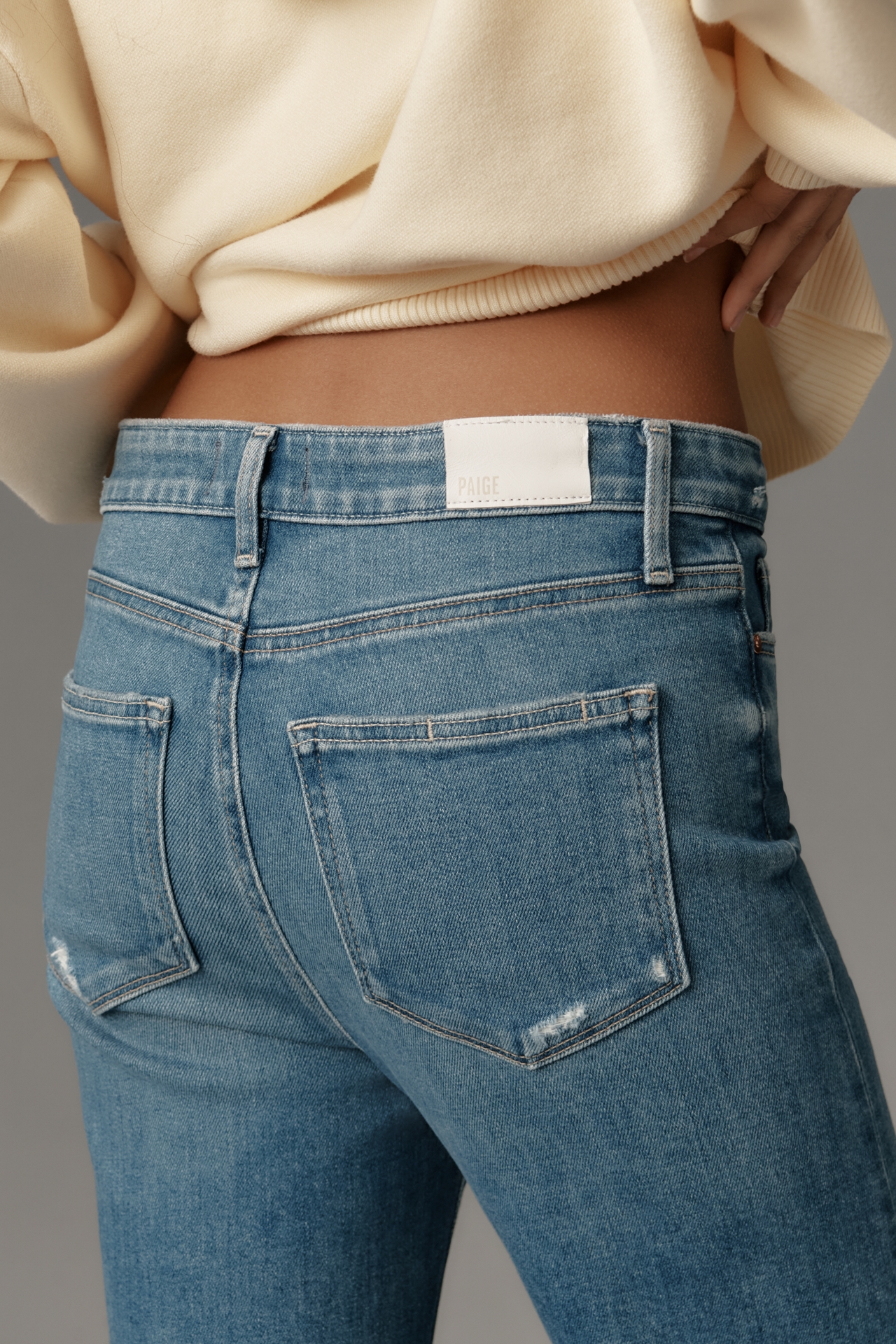 PAIGE Anessa High-Rise Straight-Leg Jeans