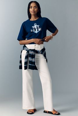 PAIGE Anessa High-Rise Straight-Leg Jeans
