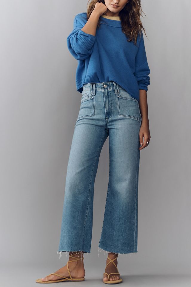 PAIGE Anessa High-Rise Crop Wide-Leg Jeans #2