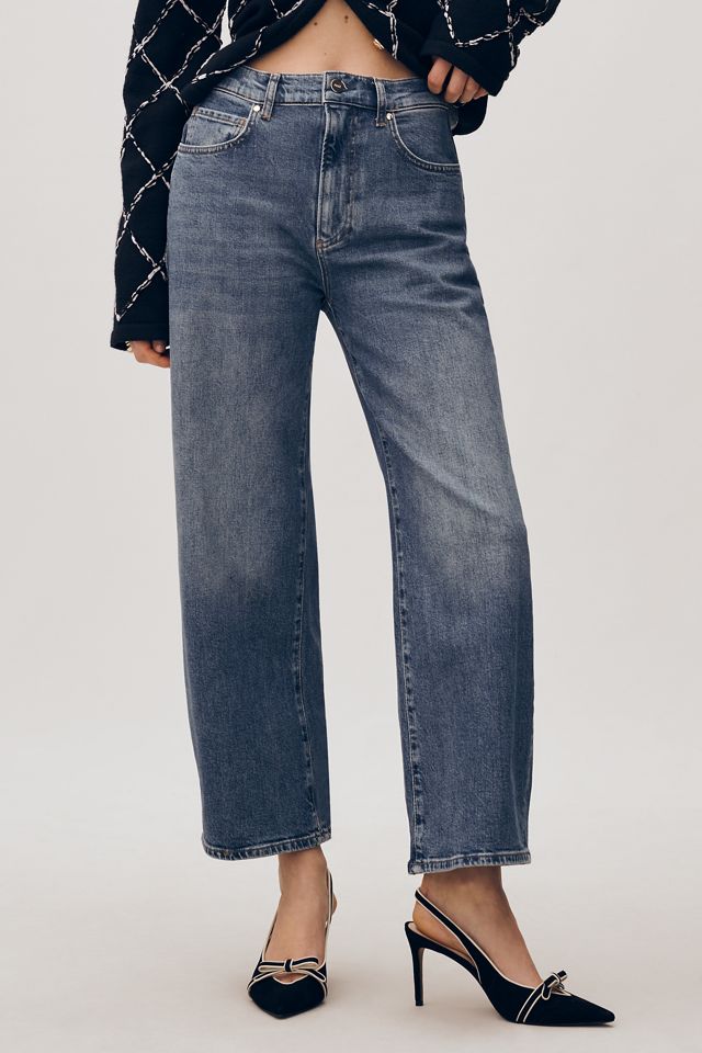 PAIGE Arellia High-Rise Tapered Jeans #1