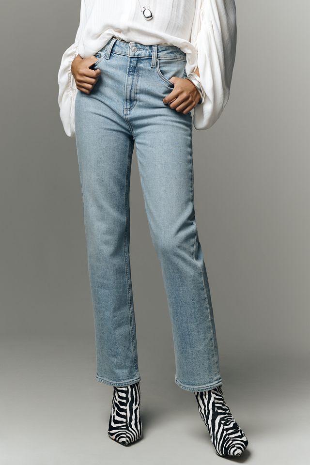 PAIGE Stevie High-Rise Straight-Leg Jeans #1