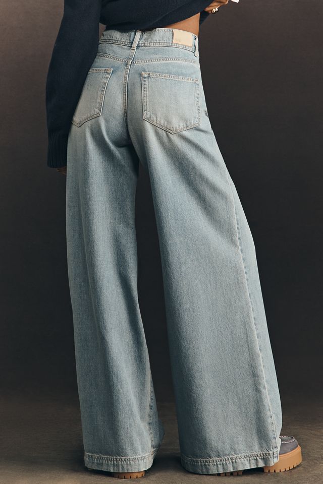 PAIGE Cameron 31 Welt Pocket High-Rise Wide-Leg Jeans #3
