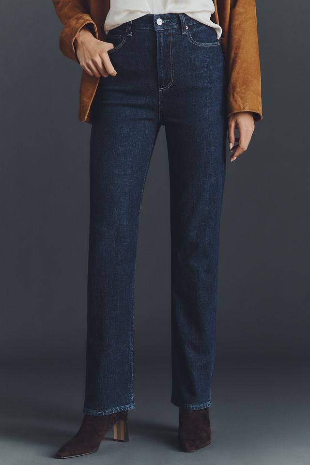 PAIGE Stevie High-Rise Straight-Leg Jeans #1