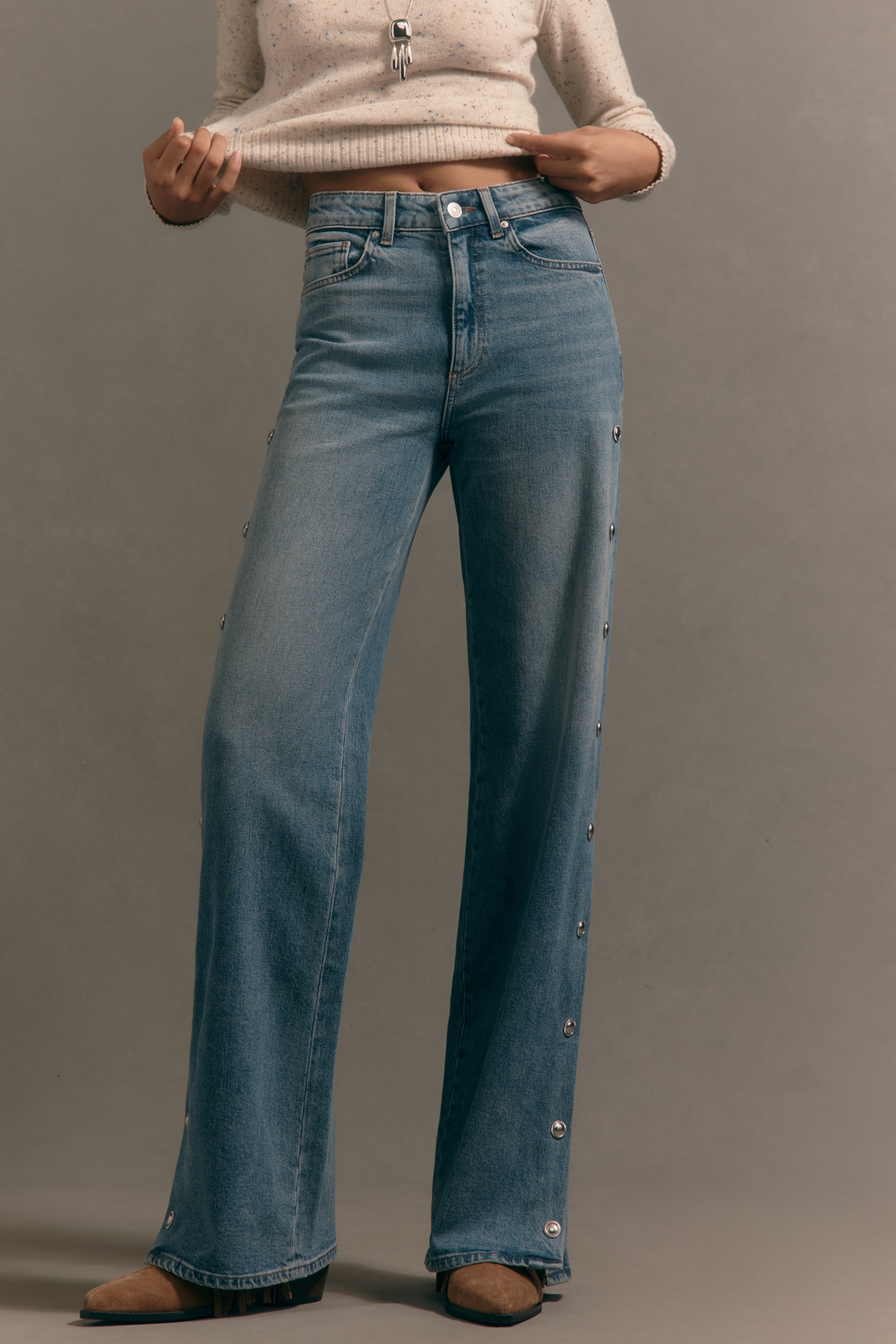 PAIGE Sasha High-Rise Wide-Leg Jeans