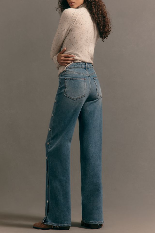 PAIGE Sasha High-Rise Wide-Leg Jeans #3
