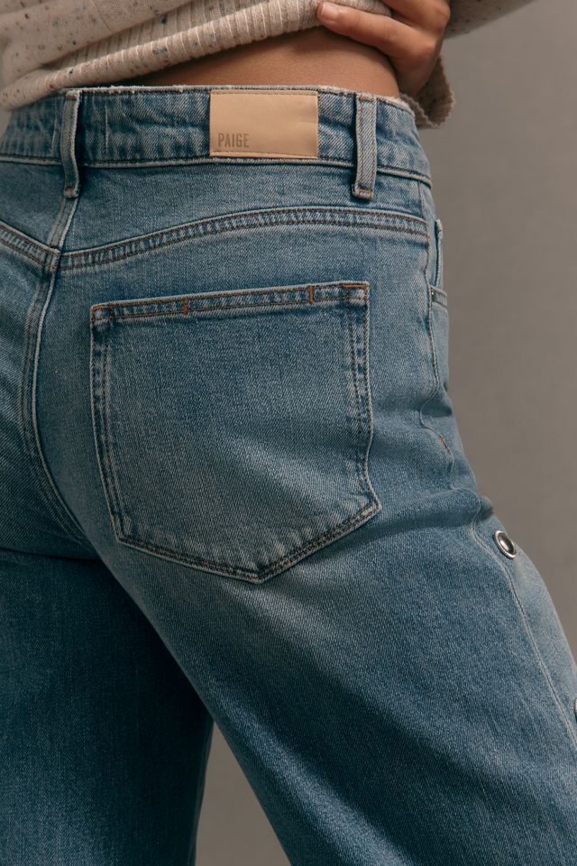PAIGE Sasha High-Rise Wide-Leg Jeans #4