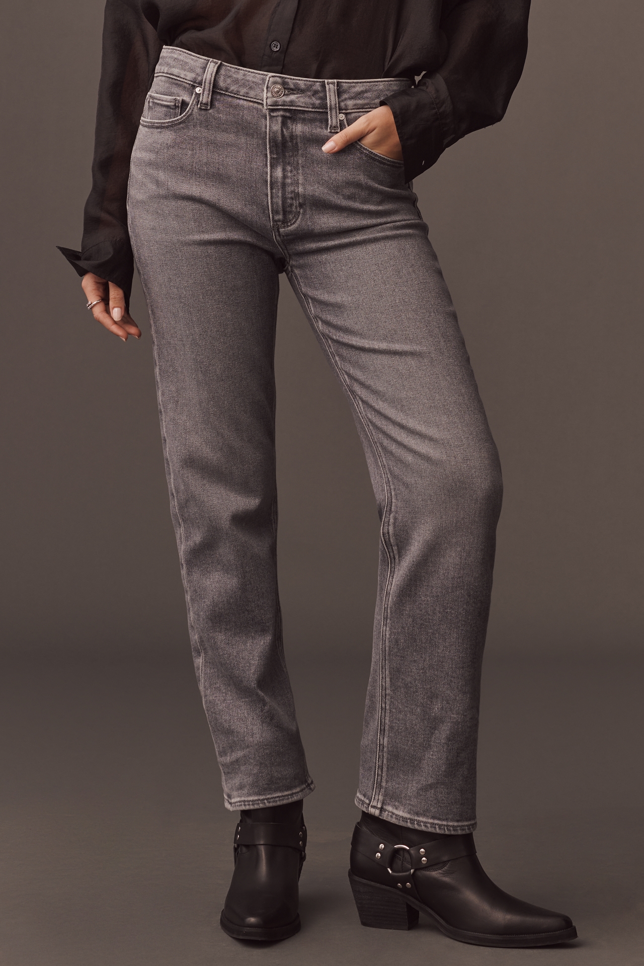 PAIGE Mason High-Rise Straight-Leg Jeans
