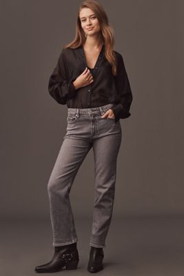 PAIGE Mason High-Rise Straight-Leg Jeans