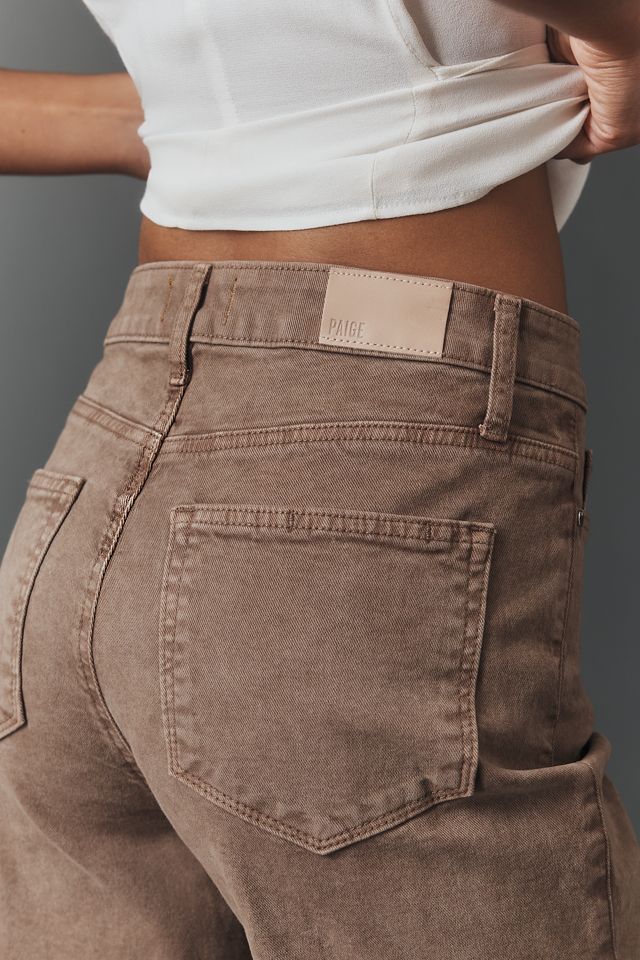 PAIGE Anessa Straight High-Rise Straight-Leg Ankle Jeans #1