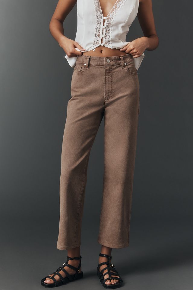 PAIGE Anessa Straight High-Rise Straight-Leg Ankle Jeans #2