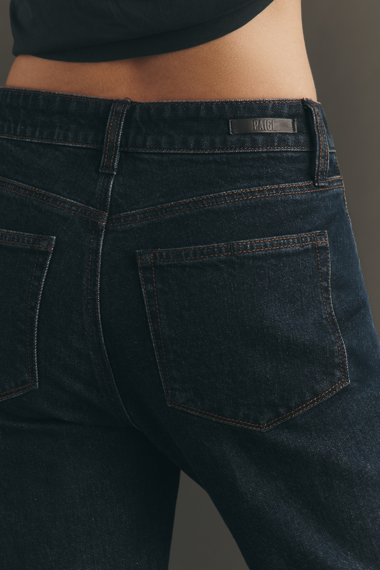 PAIGE Stevie High-Rise Straight-Leg Jeans