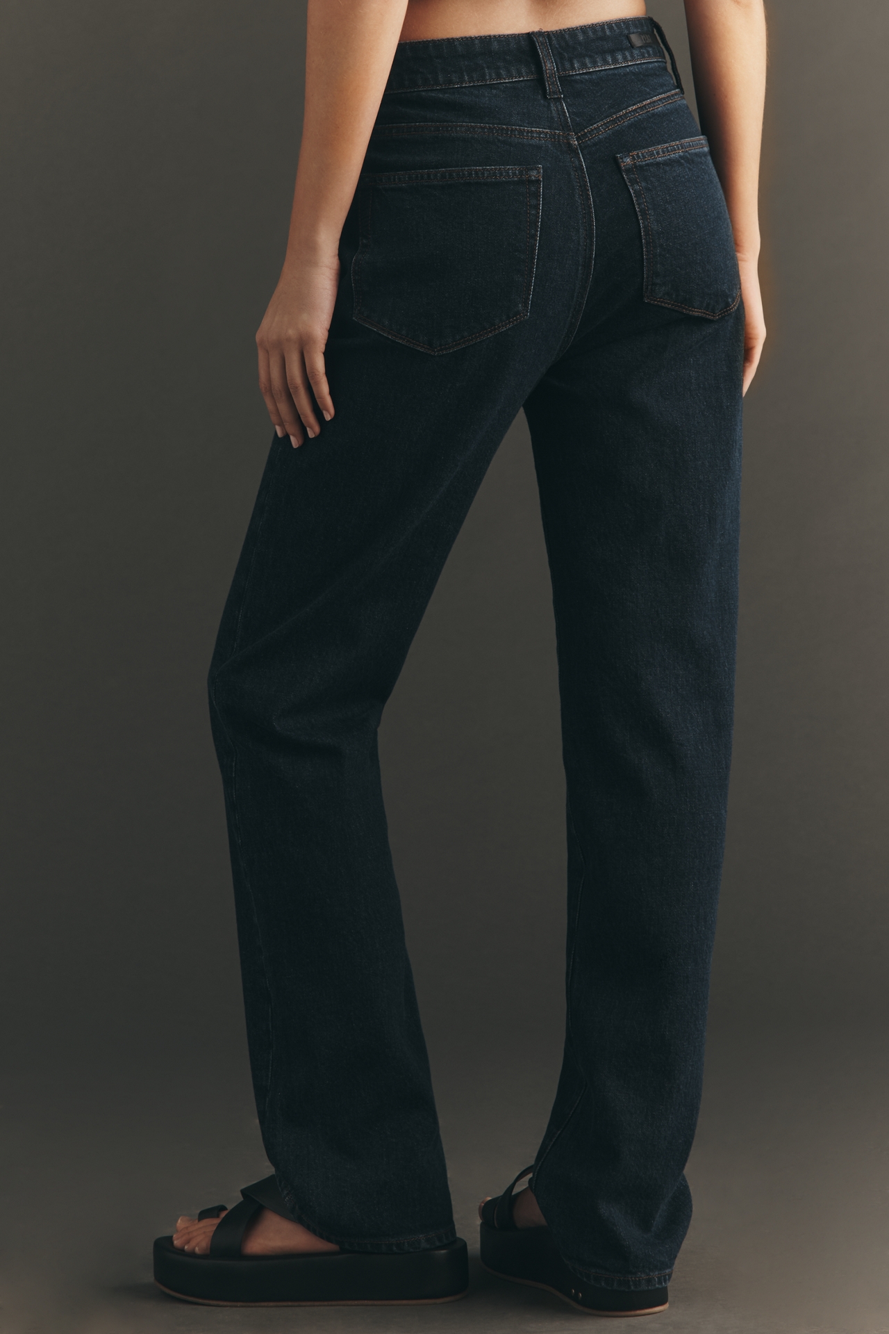 PAIGE Stevie High-Rise Straight-Leg Jeans