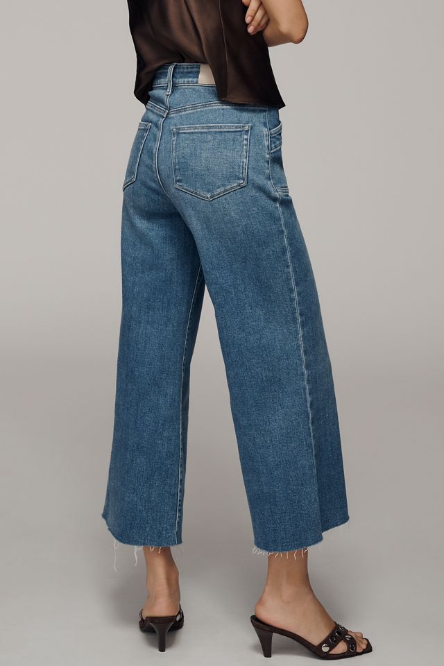 PAIGE Anessa Quincy Pocket High-Rise Crop Wide-Leg Jeans #3