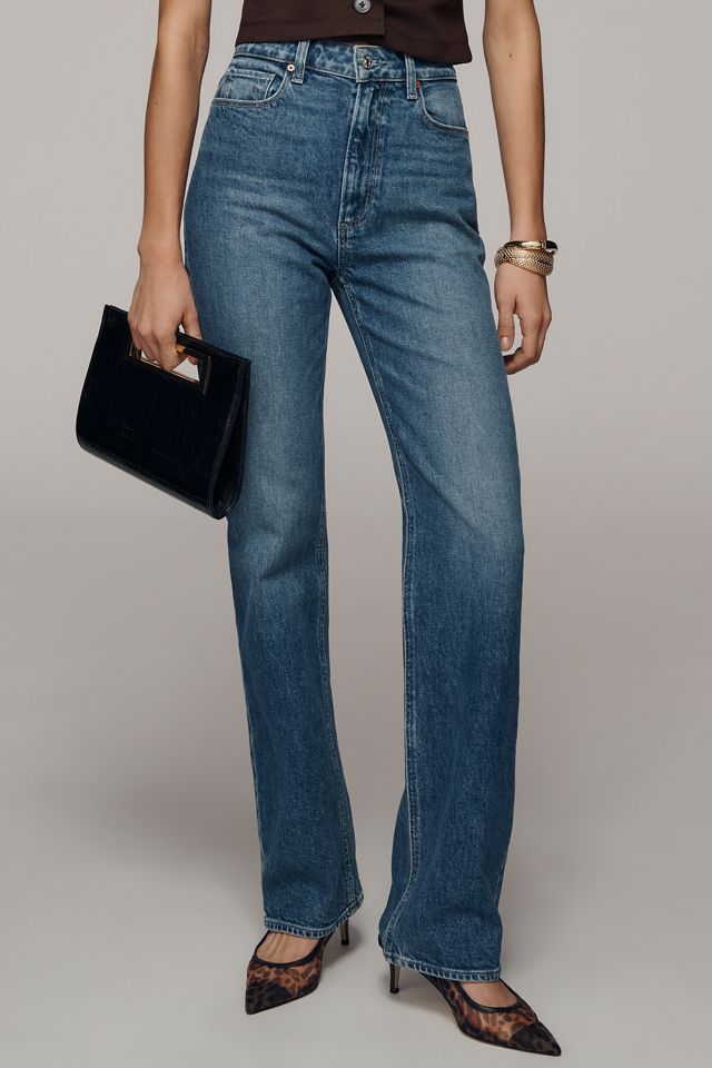PAIGE Stevie 31 High-Rise Straight-Leg Jeans #1