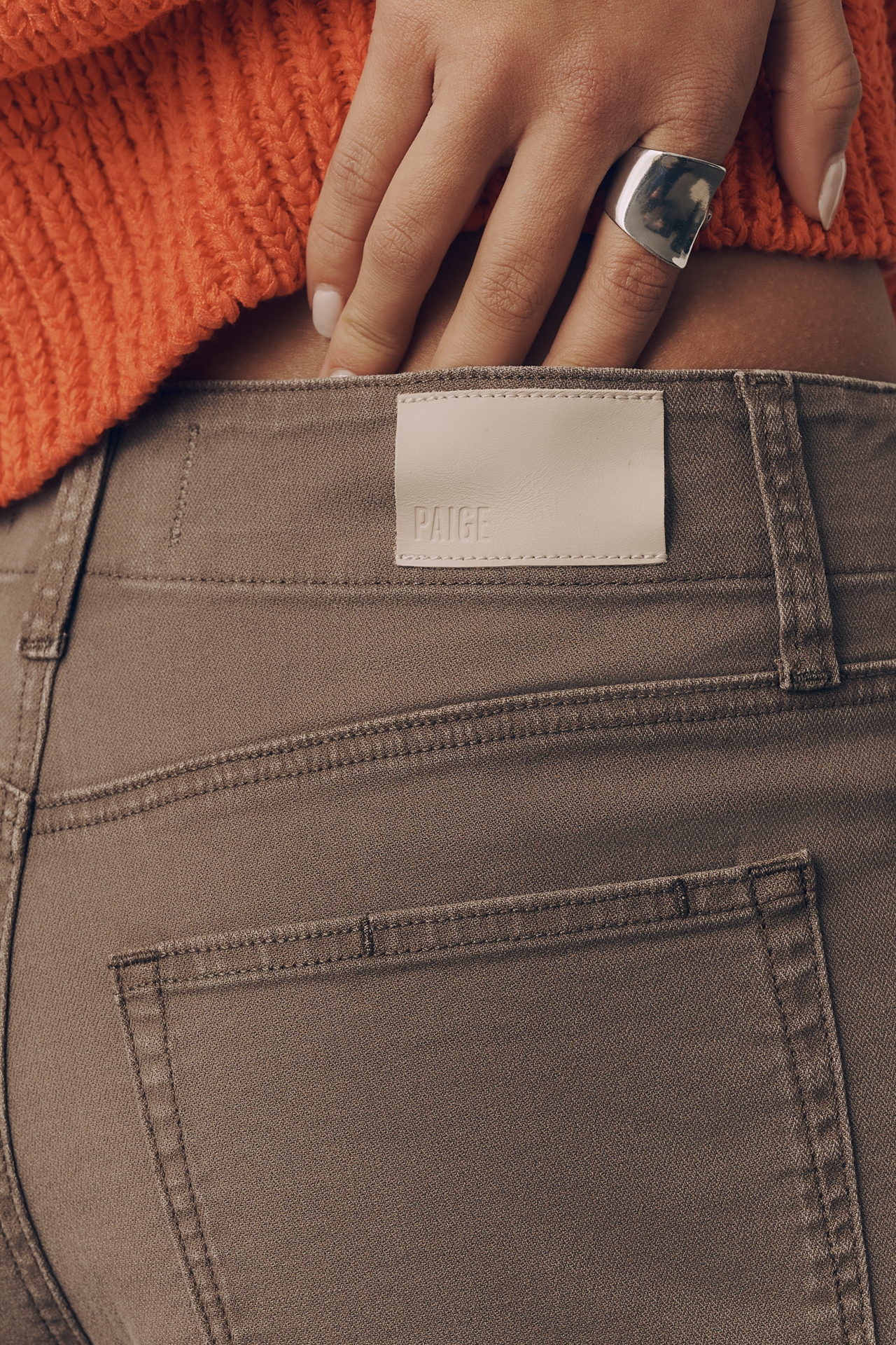 PAIGE Anessa Utility Pocket High-Rise Crop Wide-Leg Jeans