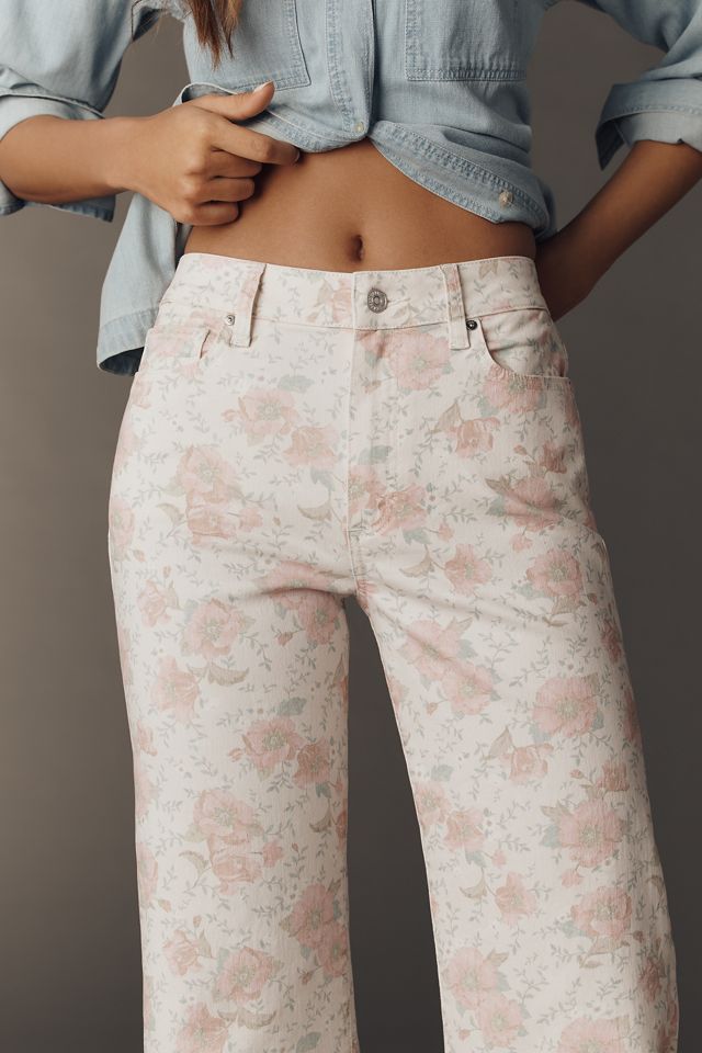 PAIGE Leenah High-Rise Wide-Leg Jeans #1