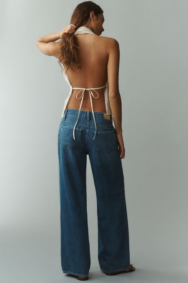 PAIGE Zoey 31 Tie High-Rise Wide-Leg Jeans #4