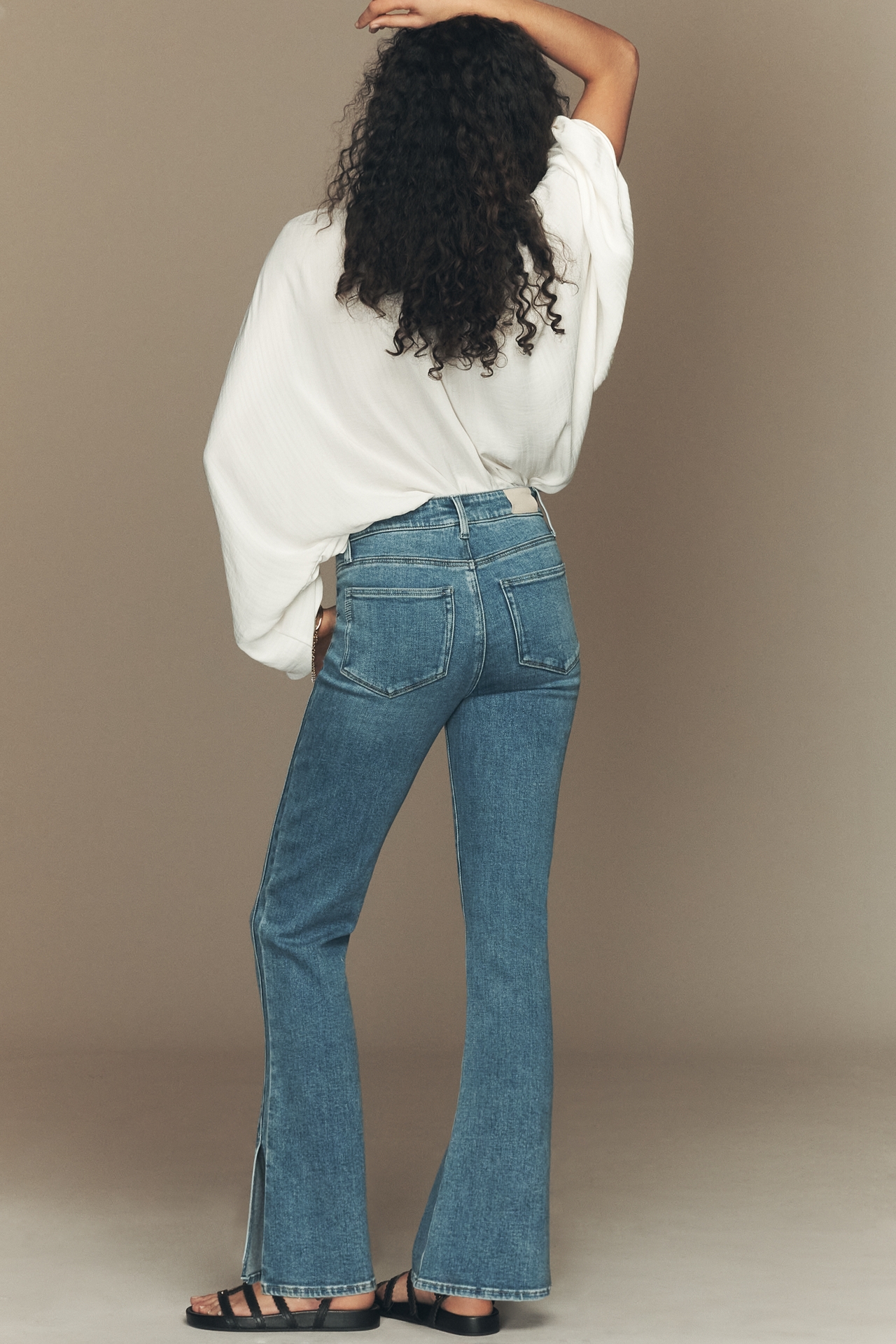 PAIGE Laurel Canyon 32 High-Rise Bootleg Jeans