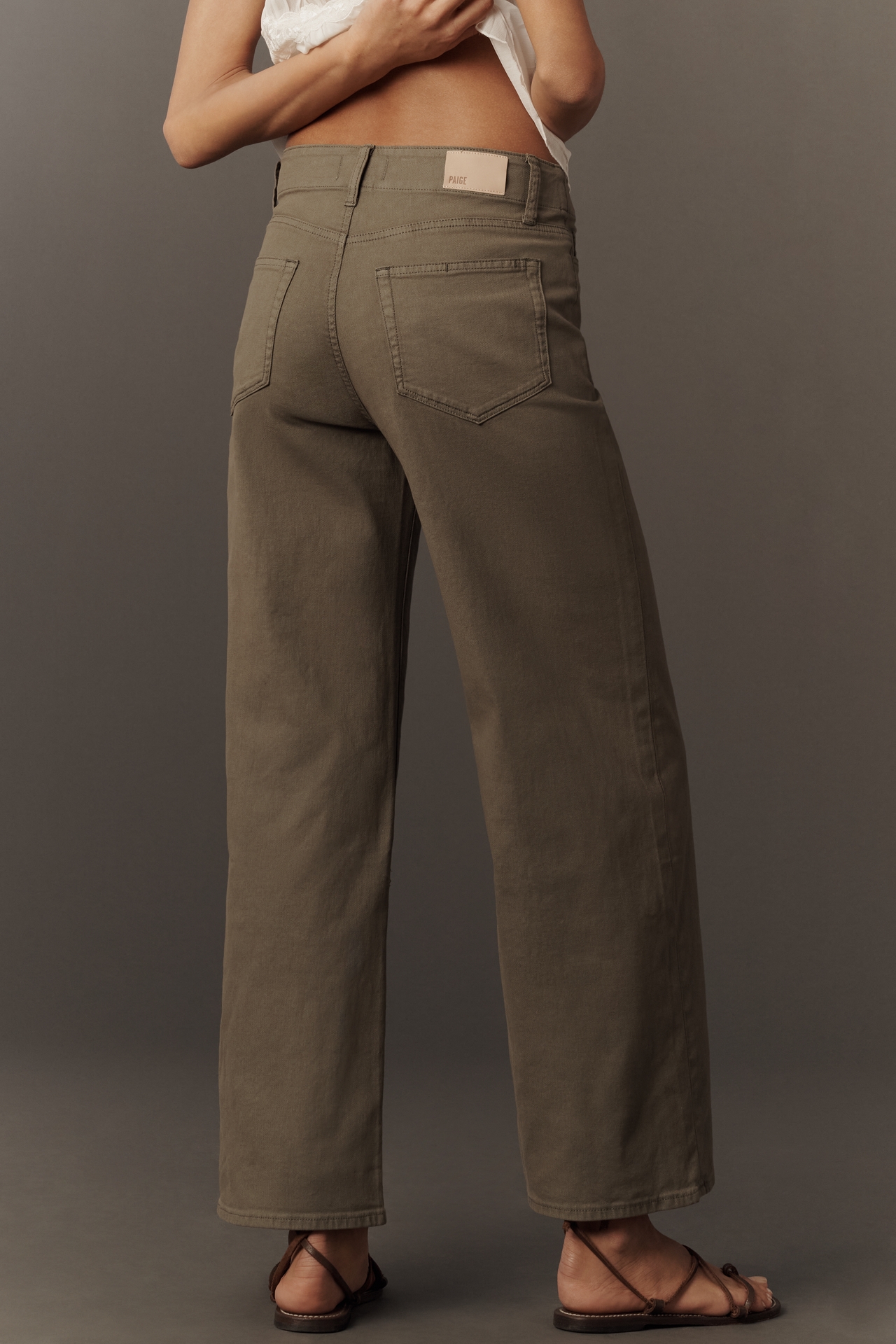 PAIGE Ari Tie-Waist Wide-Leg Jeans