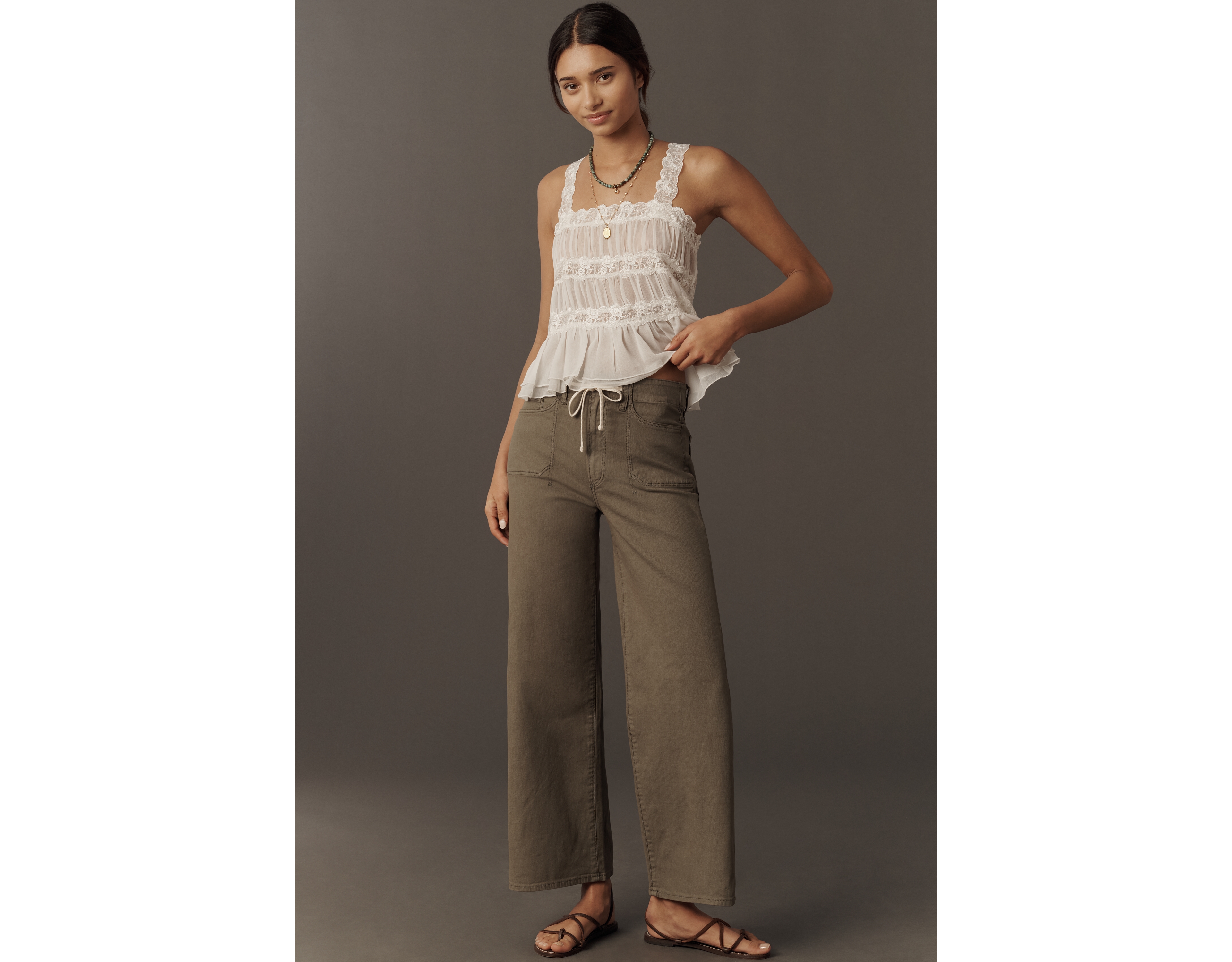 PAIGE Ari Tie-Waist Wide-Leg Jeans