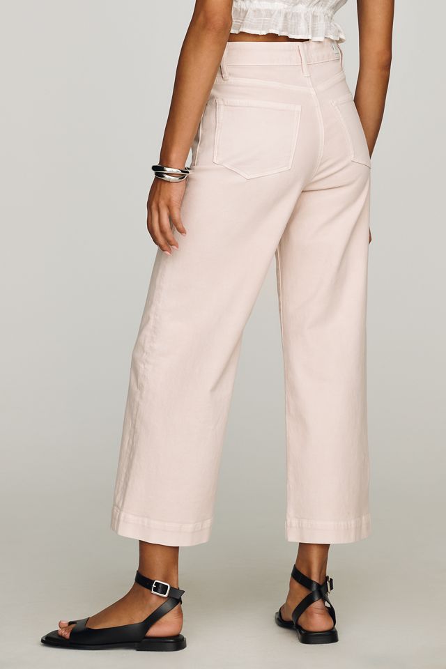 PAIGE Anessa High-Rise Crop Wide-Leg Jeans #3