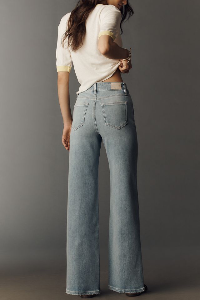 PAIGE Anessa 31" High Rise Wide Leg Jeans #3