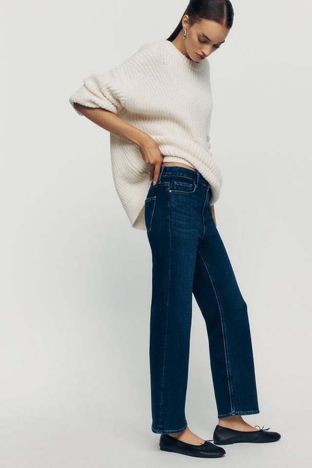 PAIGE Anessa High-Rise Straight-Leg Jeans #2