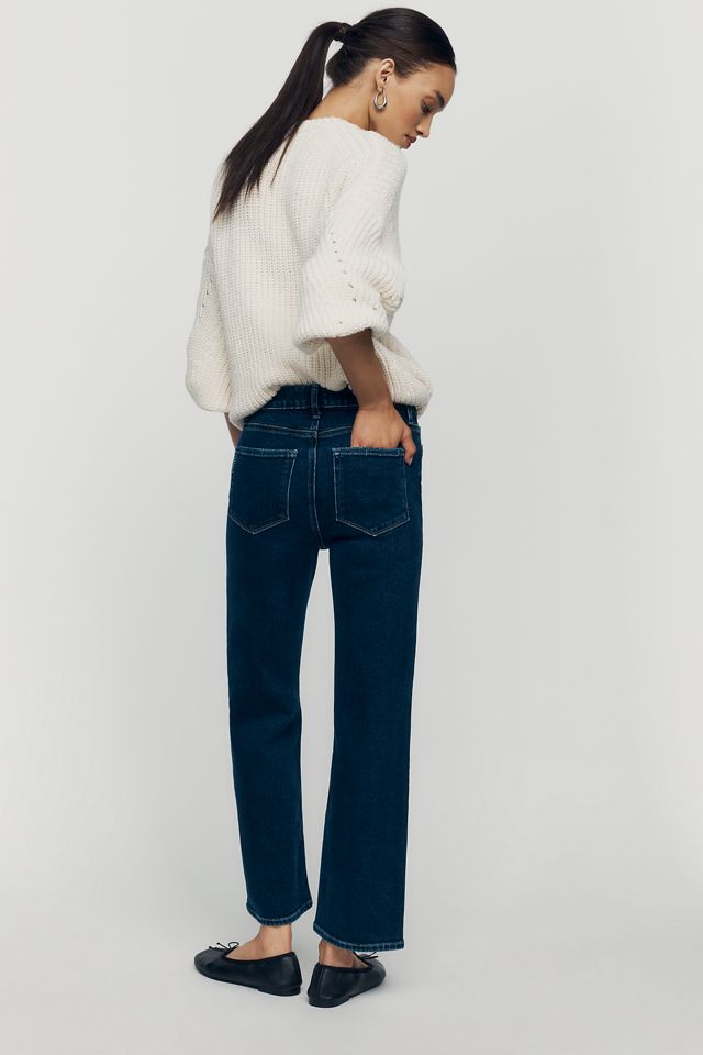 PAIGE Anessa High-Rise Straight-Leg Jeans #4