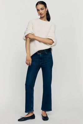 PAIGE Anessa High-Rise Straight-Leg Jeans