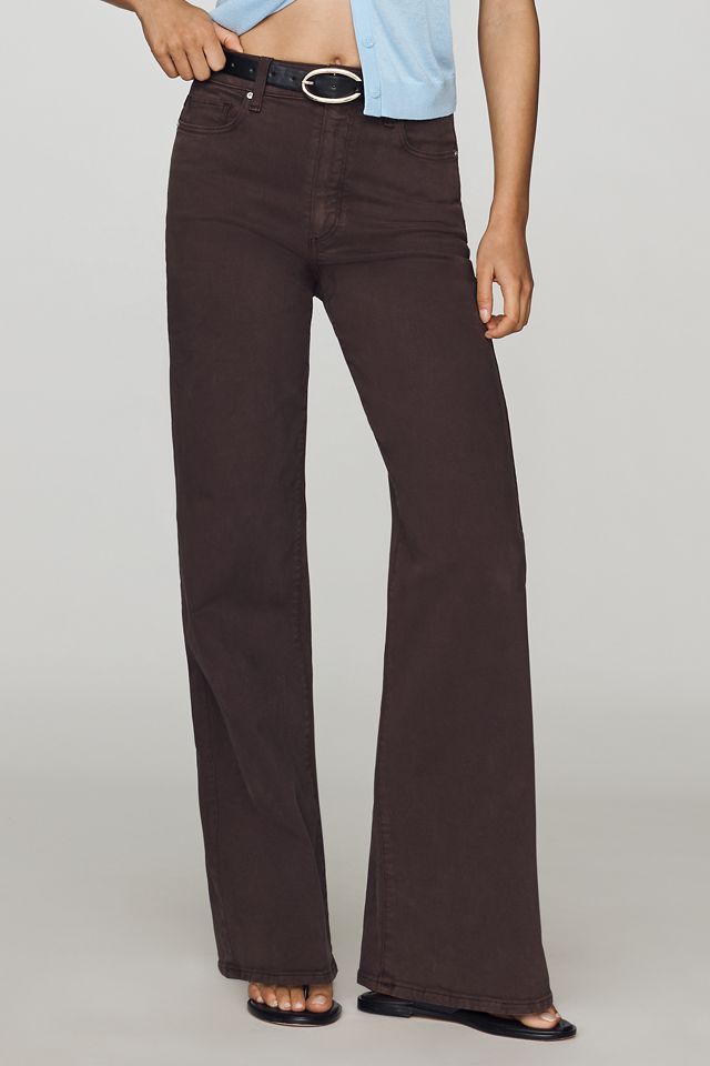 PAIGE Anessa 31" High-Rise Wide-Leg Jeans #1