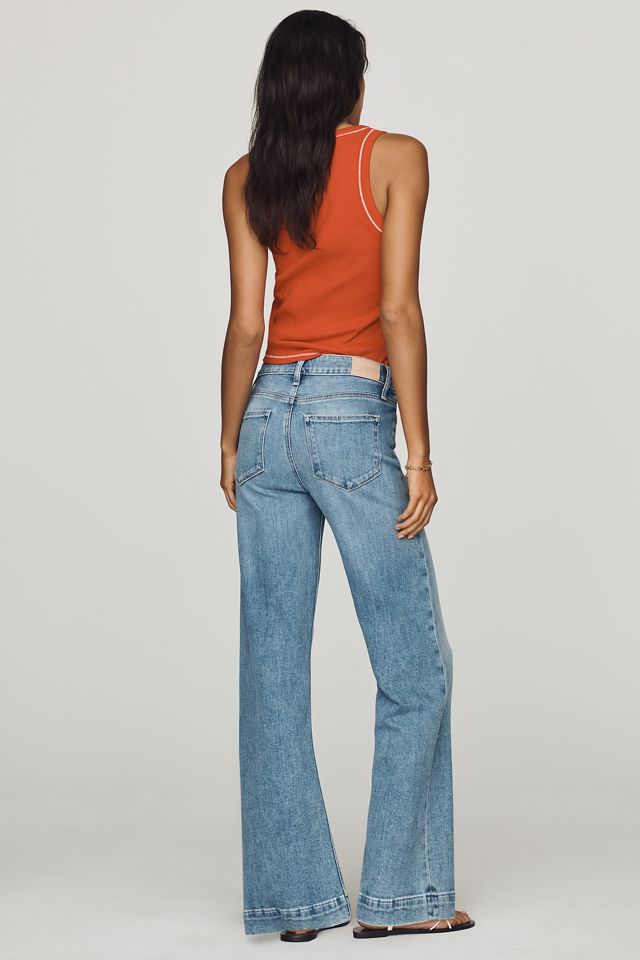 PAIGE Leenah 32" High-Rise Wide-Leg Jeans #3