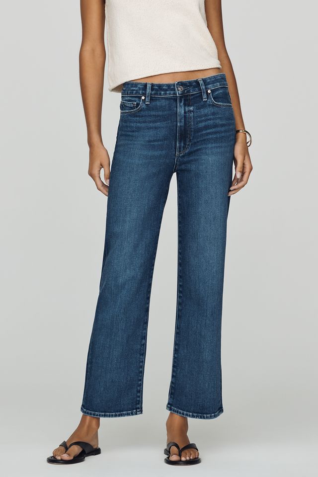 PAIGE Anessa High-Rise Straight-Leg Jeans #1