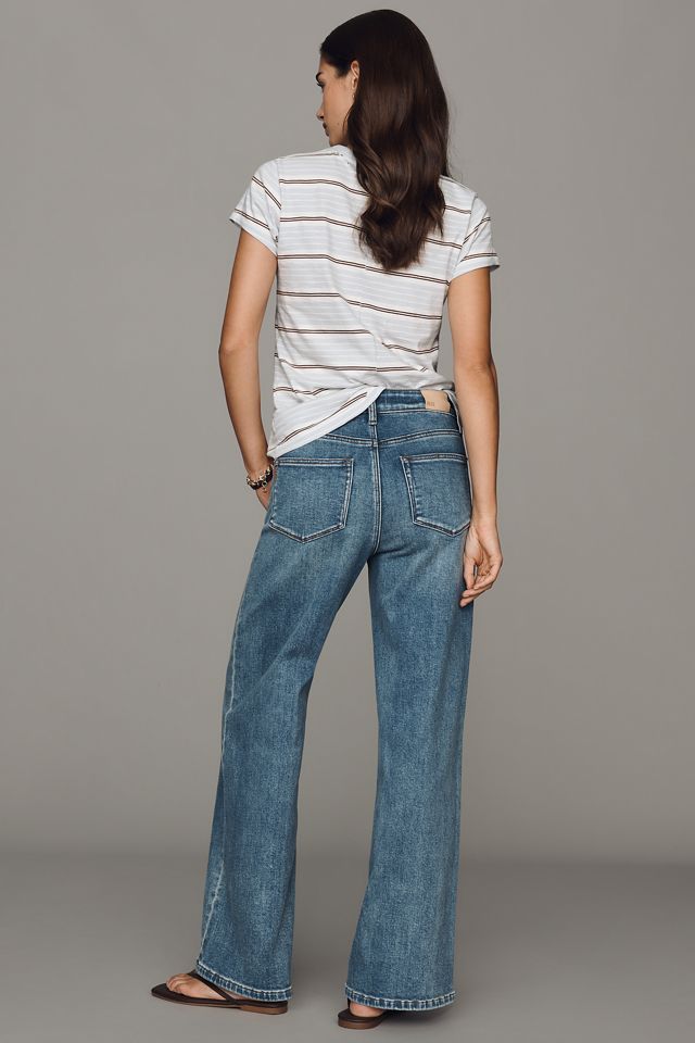 PAIGE Anessa 31" High-Rise Wide-Leg Jeans #2