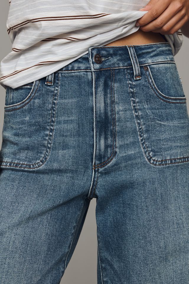 PAIGE Anessa 31" High-Rise Wide-Leg Jeans #3