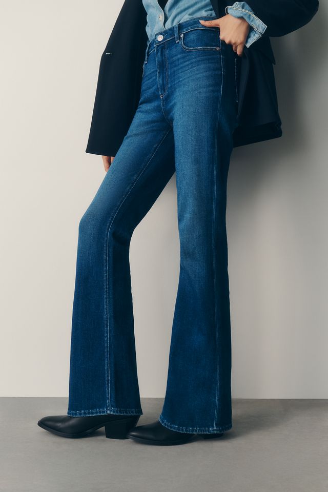 PAIGE Laurel Canyon 32" High-Rise Bootleg Jeans #1