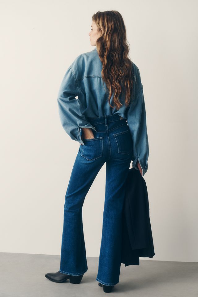 PAIGE Laurel Canyon 32" High-Rise Bootleg Jeans #3