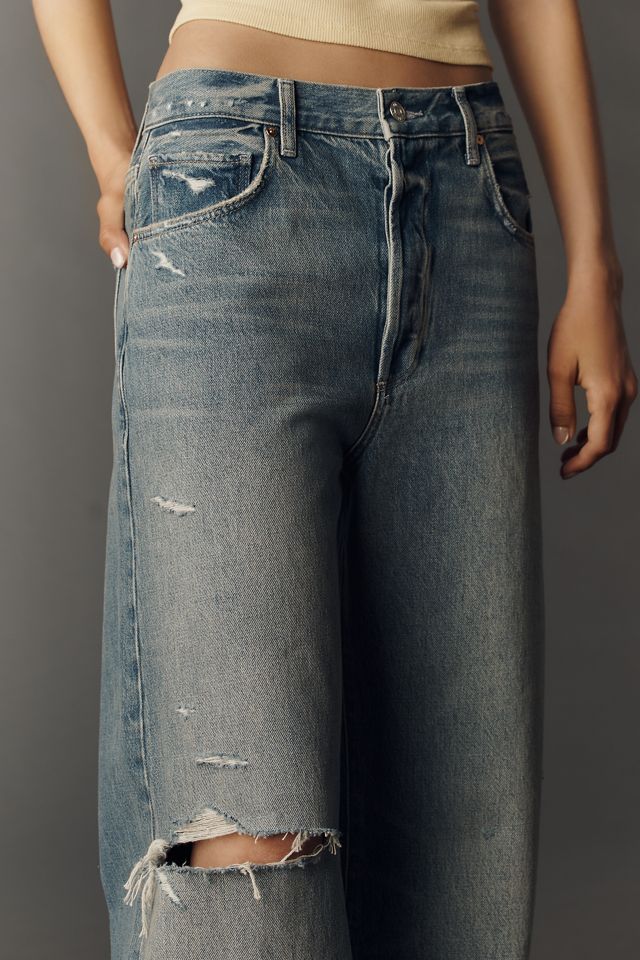 PAIGE Arellia Skimmer High-Rise Wide-Leg Jeans #2
