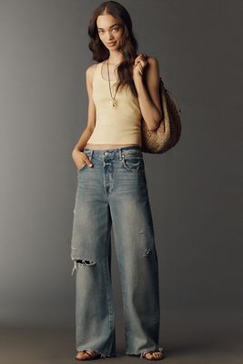 PAIGE Arellia Skimmer High-Rise Wide-Leg Jeans