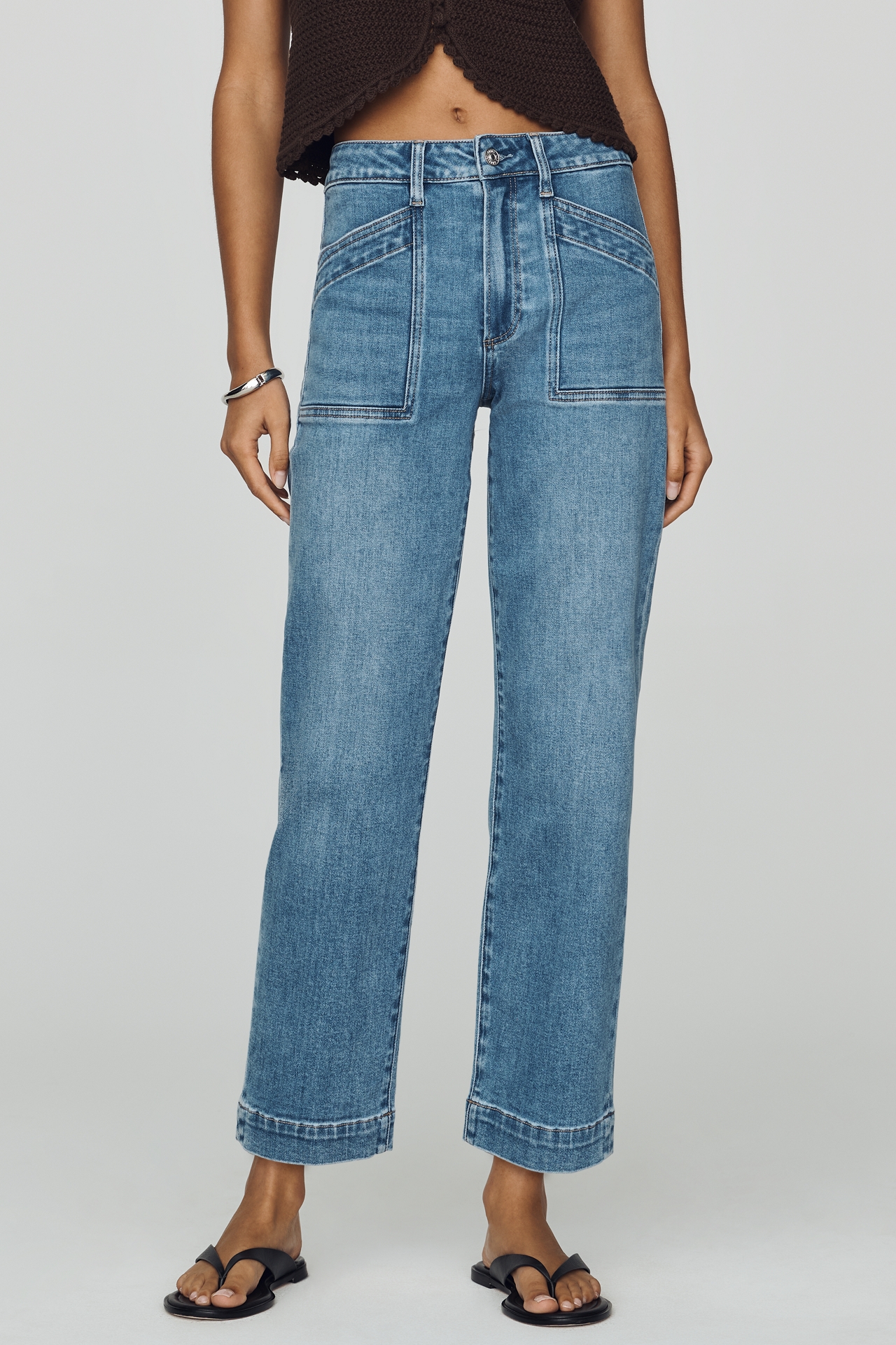 PAIGE Quincy Ankle High-Rise Jeans