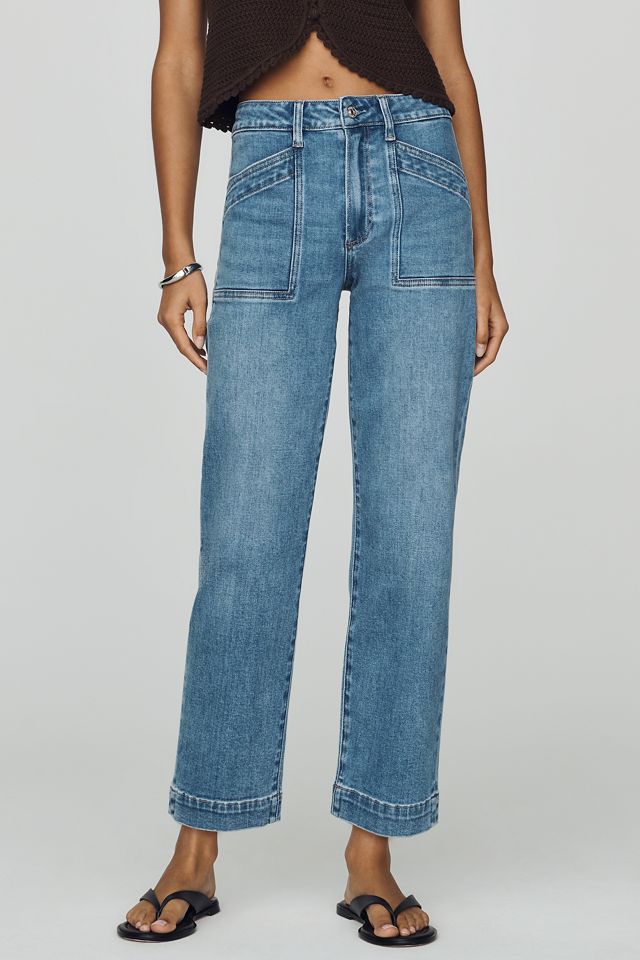PAIGE Quincy Ankle High-Rise Jeans #1