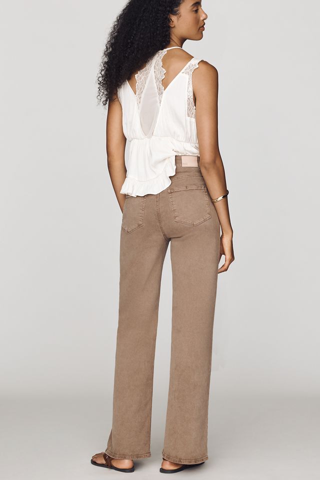 PAIGE Anessa 31" High-Rise Wide-Leg Jeans #3