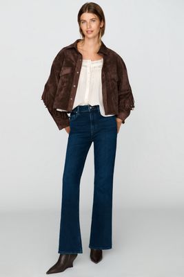 PAIGE Petite Laurel Canyon High Rise Bootcut Jeans