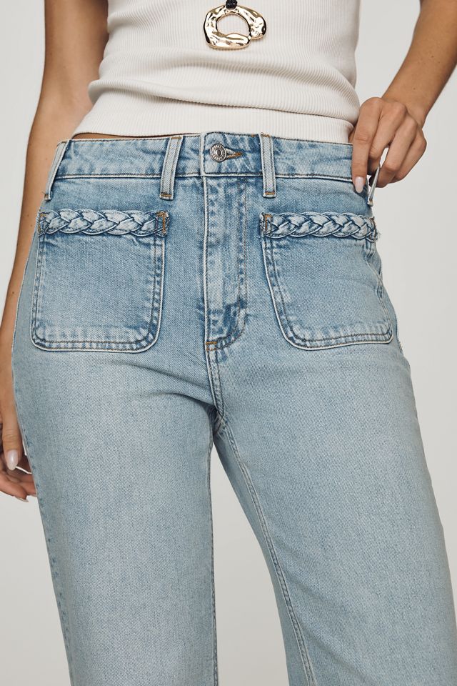 PAIGE Sofia Petite Braided Jeans #1