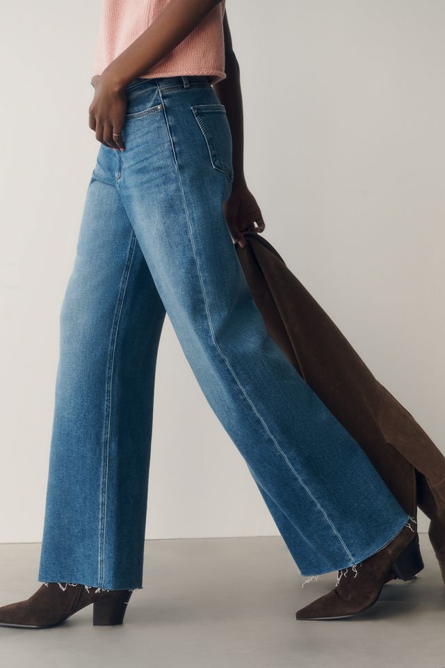 PAIGE Anessa 31" High-Rise Wide-Leg Jeans #3
