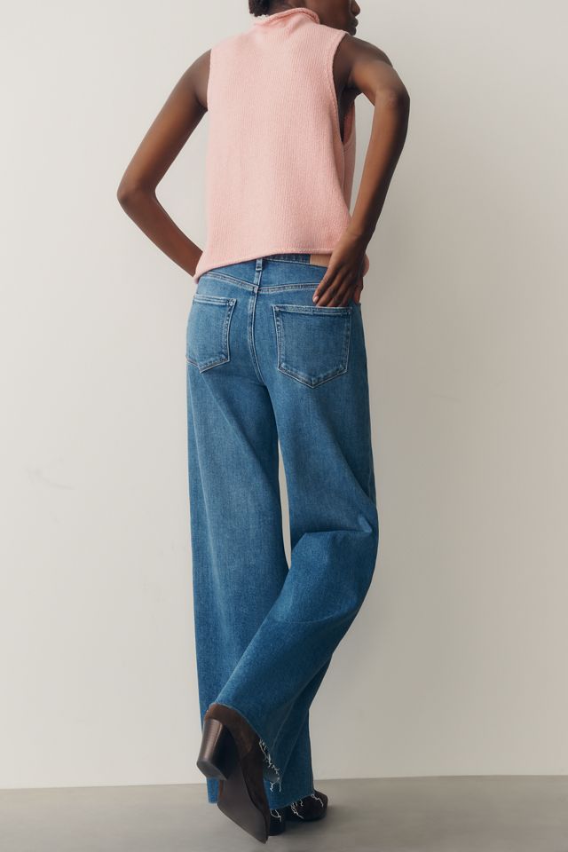 PAIGE Anessa 31" High-Rise Wide-Leg Jeans #4